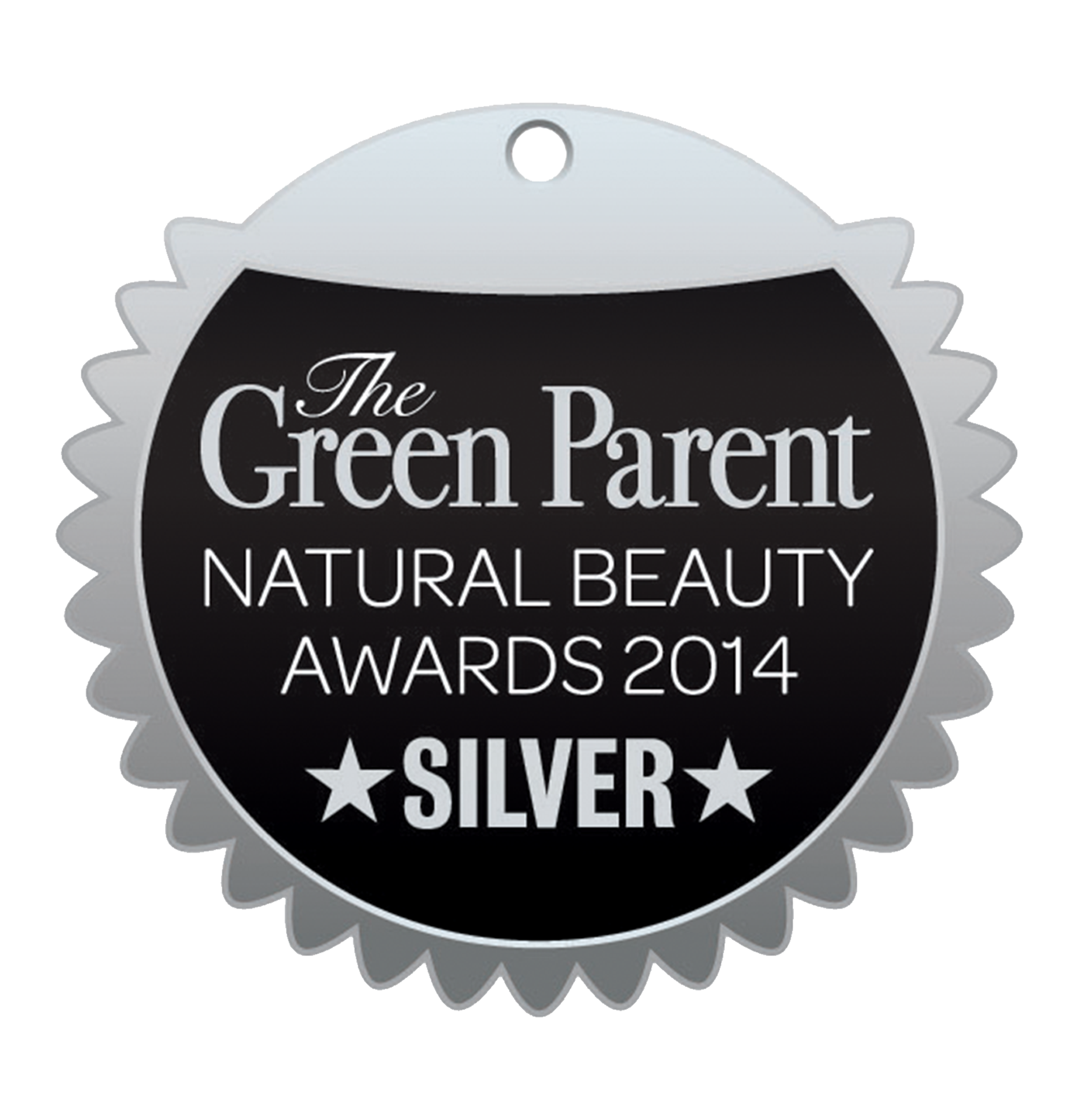 The Green Parent Natural Beauty Awards 2014 Silver