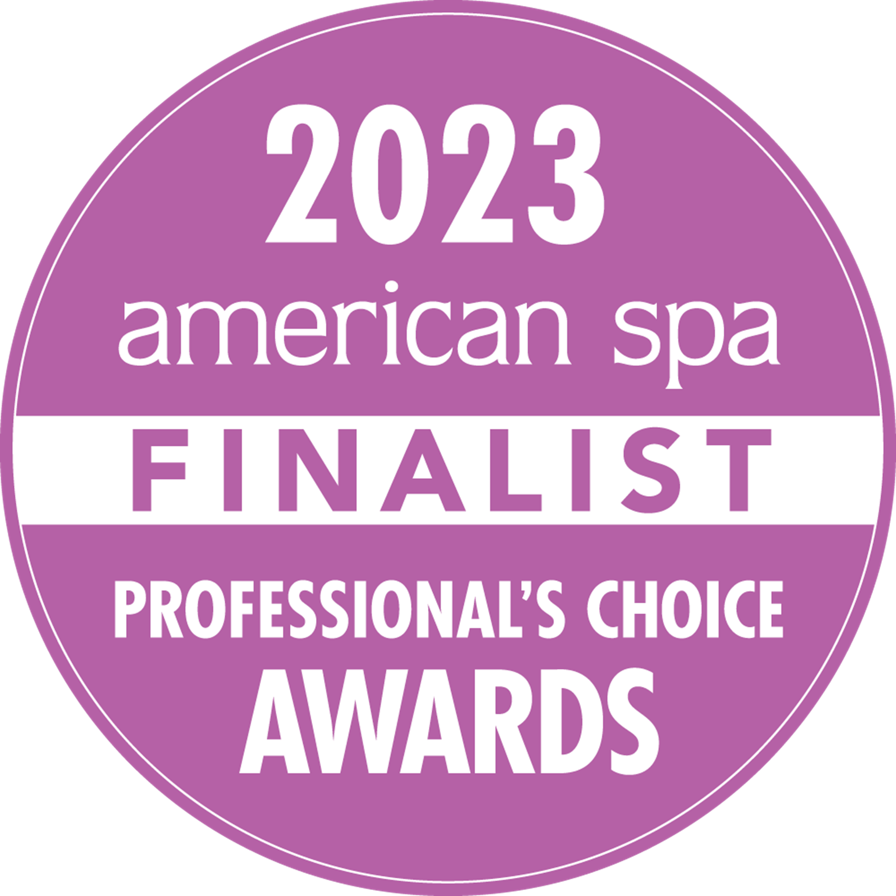 2023 American Spa Finalist Professional's Choice Awards