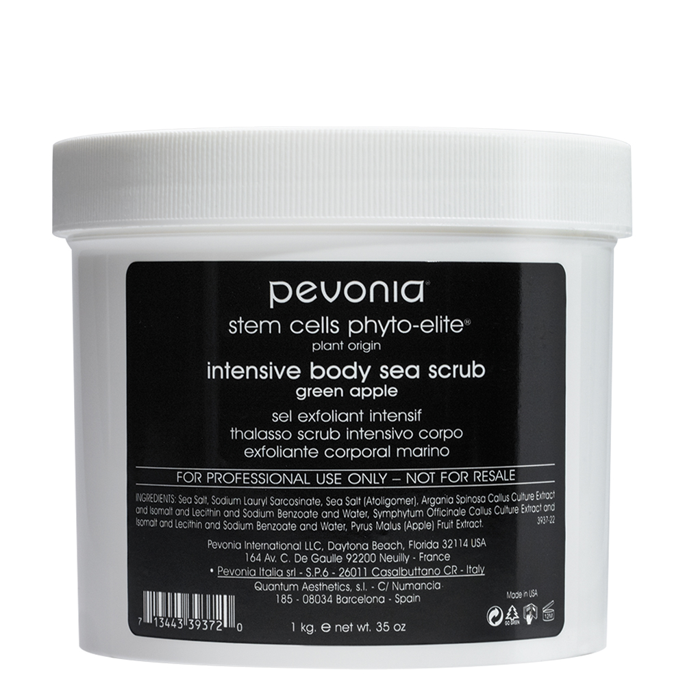 Stem Cells Phyto-Elite Intensive Body Sea Scrub Green Apple - Professional Use Only