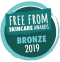 Free From Skincare Awards Bronze 2019